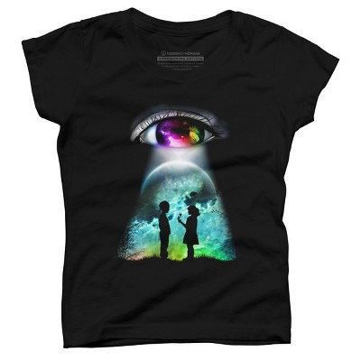Girl's Design By Humans Love At First Sight By clingcling T-Shirt