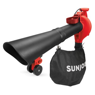 Sun Joe 14 Amp High Performance Variable-Speed Electric Leaf Blower Red