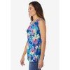 Woman Within Plus Size Perfect Printed Scoopneck Tank - 4 of 4