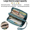Clotth Women for Wallet - RFID Blocking Clutch Large Capacity Vegan Leather Purse with Adjustable Wristlet & Grip Strap for Daily Use,Travel - 4 of 4