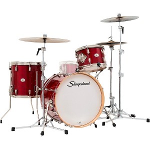Slingerland Studio King 3-Piece Shell Pack with 20" Bass Drum Royal Crimson Lacquer - 1 of 4
