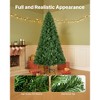 VEVOR Christmas Tree,6ft Artificial Xmas Tree, Full Holiday Decor Trees with 1250 Branch Tips & Sturdy Metal Base for Party Office Decoration, Green - 4 of 4
