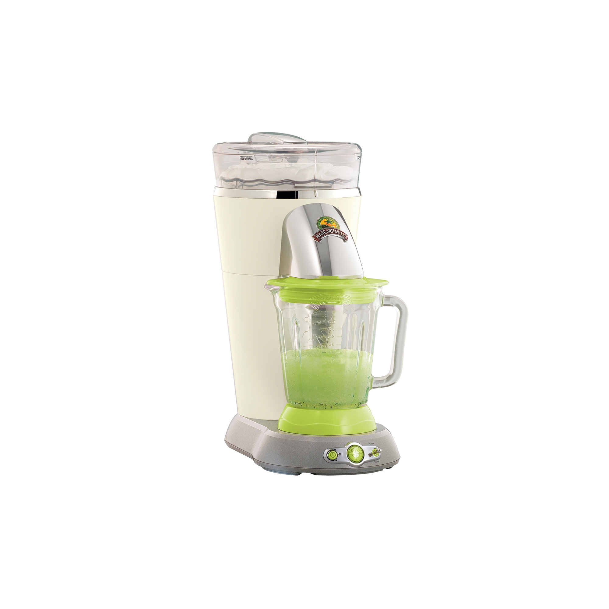 Margaritaville Bahamas Frozen Concoction Maker Off White/Lime Green - DM0500-000-000: Crushes Ice, 36oz Capacity, 400W