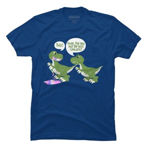 Men's Design By Humans Dude, Did You Eat Last Unicorn By ZeusSE T-Shirt - 1 of 2