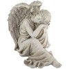Northlight 17" Gray Resting Angel Outdoor Garden Statue - 3 of 4