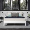 NicBex Wood Twin/Full/Queen Size Platform Bed Frame,Solid Wood Slats Support,6.5" Under Bed Storage,No Box Spring Needed,Noise-Free,Easy Assembly - 2 of 4