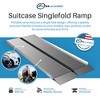 EZ-ACCESS SUITCASE Portable Singlefold Ramp w/Ergonomic Handles, Extruded Tread, and Self Adjusting Bottom Transition Plates - 4 of 4