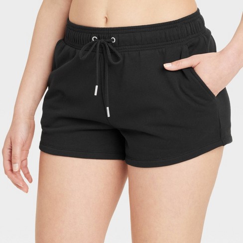 Women s Fleece Shorts Auden Black Xs Target