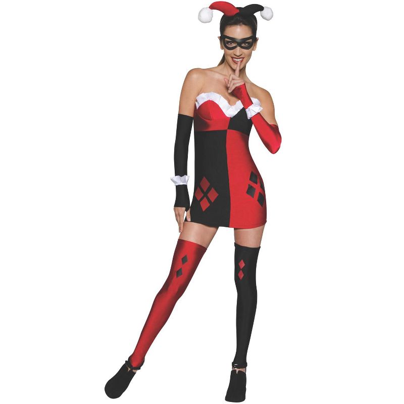 DC Comics Harley Quinn Women's Costume, 1 of 2