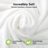 KeaBabies Cuddle Baby Hooded Towel, Organic Baby Bath Towel, Hooded Baby Towels, Baby Beach Towel for Newborn, Kids - 2 of 4