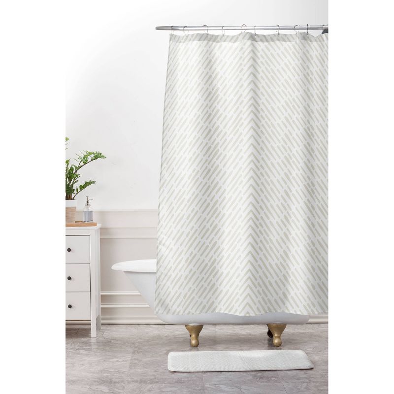Iveta Abolina Roux Cream Shower Curtain Beige - Deny Designs, 4 of 7