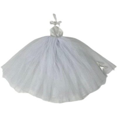 Doll Clothes Superstore Elegant Wedding Dress with Tulle Skirt Fits Barbie and 11.5" Fashion Dolls