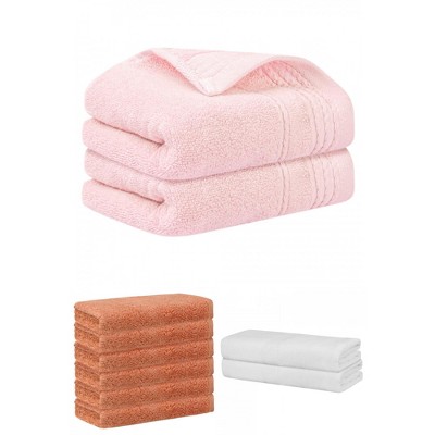 REGALWOVEN Striped Soft Absorbent Bathroom Cotton Towel Set 3 Pcs