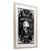 Stupell Industries Dead & Breakfast Spooky Skull Framed Print Under Glass Art, Brown, 14" x 20" - 2 of 4