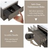 Whisen Floating Wall-Mounted Bathroom Vanity with Resin Sink, Water-Resistant Timber Cabinet and 2 Storage Drawers - 4 of 4