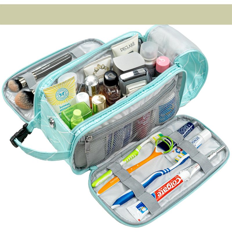 PAVILIA Toiletry Bag Women Men, Travel Toiletries Organizer Case, Essentials Shaving Dopp Kit, Cosmetic Make Up Accessories, 3 of 9