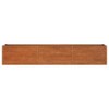 vidaXL - Garden Raised Bed Planter Flower Box Outdoor Patio Rusty corten Steel - Durable Weathering Steel, Ample Space - 94.5"x15.7"x17.7" - 4 of 4