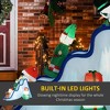 Whisen 8.5FT Long Christmas Inflatable Snowman Elf and Gingerbread Man - Multicolor - 2 of 4
