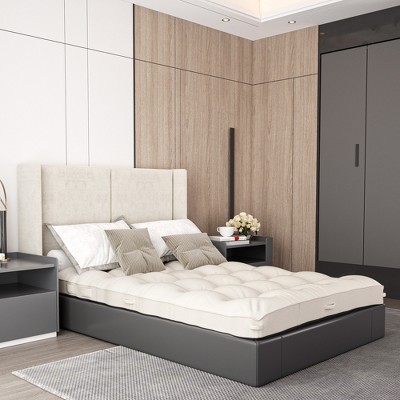 Floor Mattress Futon Mattress, Tatami Mat Sleeping Pad Foldable Roll Up Mat, Sofa Couch Bed, Full