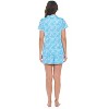 Casual Nights Women's Rayon Printed Short Sleeve Capri Pajama Set - 4 of 4