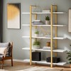 Hommoo 72" Tall 5-Tier Vintage Industrial Bookshelf - 3 of 4