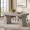 Tribesigns 55-Inch Wood Dining Table for 4-6, Rectangular Dining Room Table with Sturdy Legs - 2 of 4