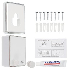 Unique Bargains Stainless Steel Portable Retractable Outdoor Wall-Mounted Clotheslines - 1 of 4