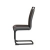 Sapphtopaz Modern Dining Chairs Set PU leather Upholstered High Back Chairs with C-Shaped Metal Legs Kitchen Chairs for Living Room - 4 of 4