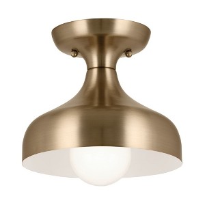 Sisu 6.75 Inch 1 Light Semi Flush in Black - 1 of 1