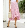 Maternity Dress High Waist Maternity Patchwork Long Skirt - 2 of 4