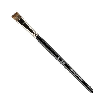 Creative Mark Hamburg Premiere Professional Oil Painting Brushes - Bright Oil Paint Brush - Handmade in Germany, Natural & Synthetic Hair Blend, Long - 1 of 4