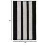 Colonial Mills Everglades Vertical Stripe - Black Shadow 5 Ft x8 Ft Rectangle Rug Indoor/Outdoor 100% Polypropylene - 2 of 4