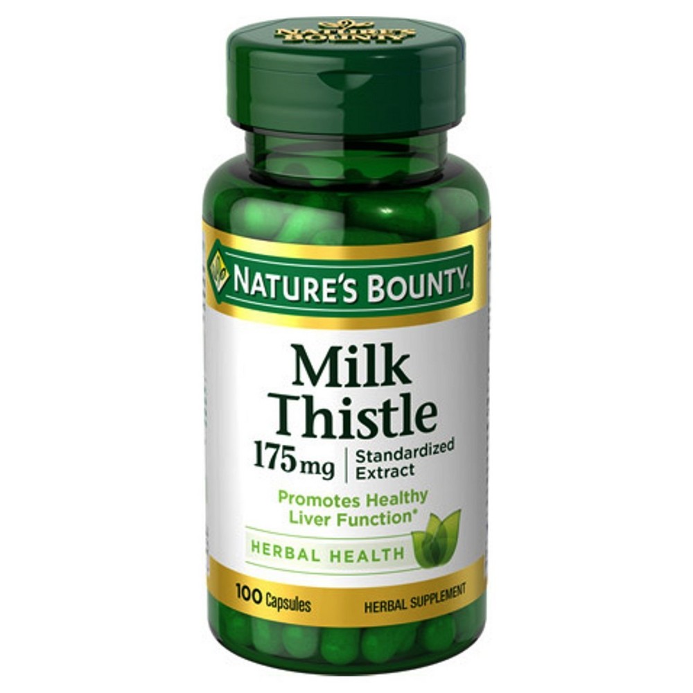 UPC 074312334917 product image for Nature's Bounty Milk Thistle Natural Capsules - 100 Count | upcitemdb.com