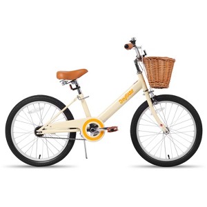 JOYSTAR Vintage Kids Bike with Training Wheels & Basket - 1 of 4