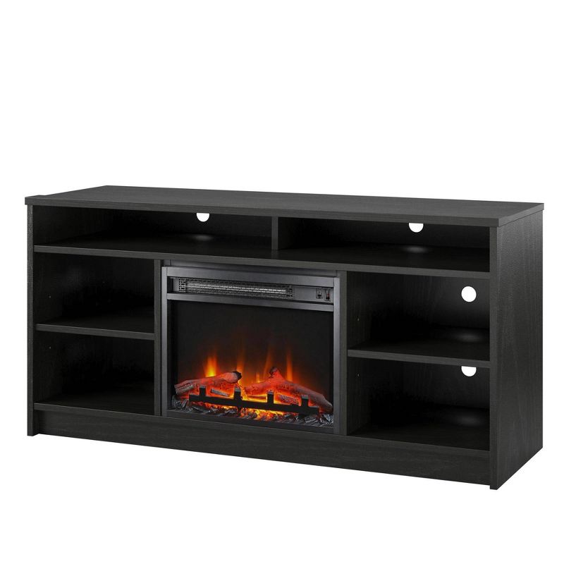 Hartwick Electric Fireplace Insert and 6 Shelves TV Stand for TVs up to 55" - Room & Joy, 5 of 9