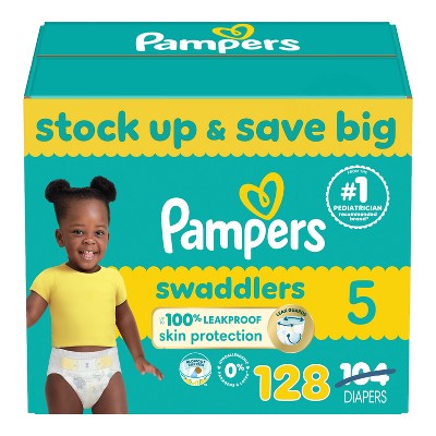 Pampers Swaddlers Sensitive Disposable Diapers - (Select Size and Count)