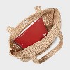 Raffia Tote Handbag - A New Day™ Natural - 4 of 4
