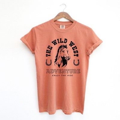 Simply Sage Market Women's Wild West Adventure Short Sleeve Garment Dyed Tee