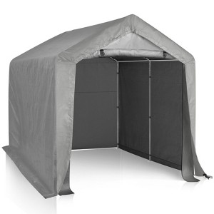 Karl Home | 8 ft. x 8 ft. Gray Portable Storage Shed - 1 of 2