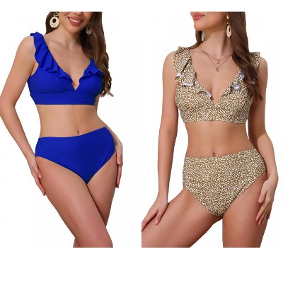 royal blue, leopard brown