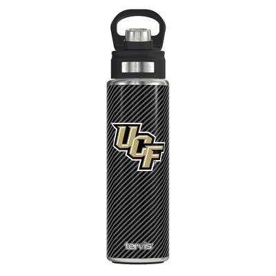 NCAA UCF Knights Carbon Fiber Wide Mouth Water Bottle - 24oz