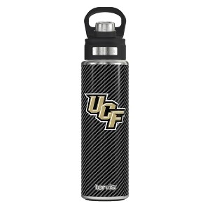 NCAA UCF Knights Carbon Fiber Wide Mouth Water Bottle - 24oz - 1 of 3