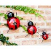Metal Lady Bug Garden Decor (Set of 6) - 3 of 4