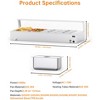 Commercial Food Warmer,1500W Stainless Steel Countertop Electric Warming Tray for Catering, Parties, Hotels, Restaurants - 4 of 4