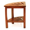 Oceanstar Corner Spa Bench Seat with Storage Shelf. - 3 of 4