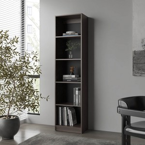 PAGED Bookshelf Wood Storage Shelves with Space-Saving Design, Bookcase for Home Office, Study - 1 of 4