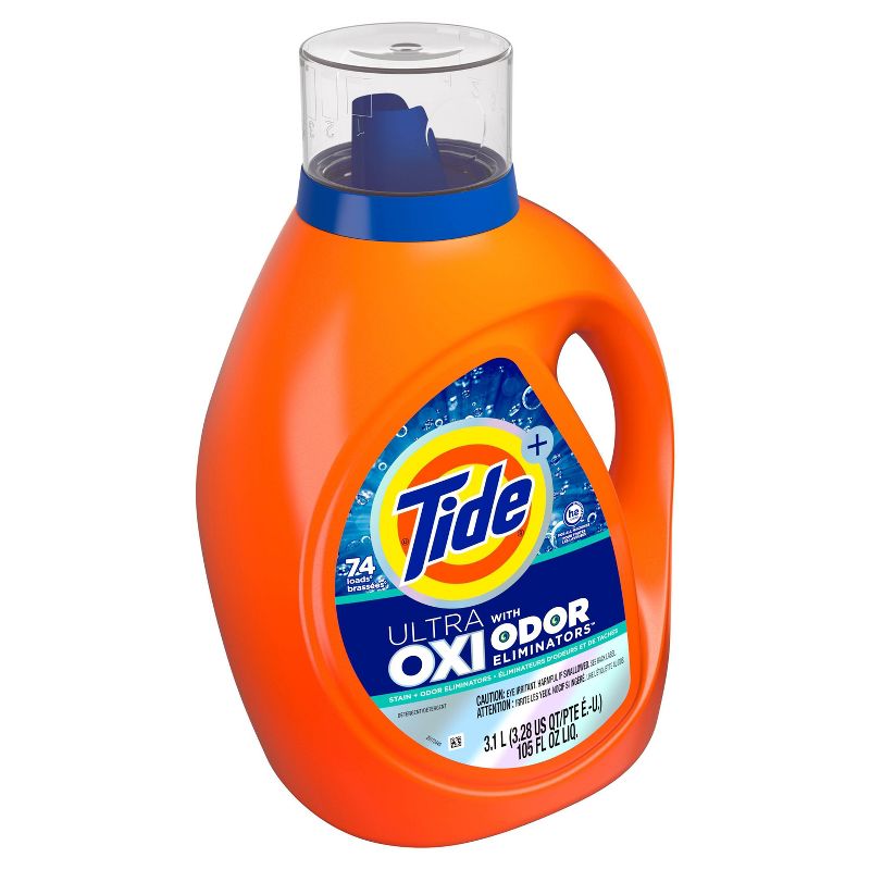 Tide Liquid Oxi + Odor Eliminator Laundry Detergent, 4 of 10