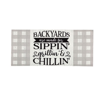 Sippin, Grillin, Chillin Sassafras Switch Mat