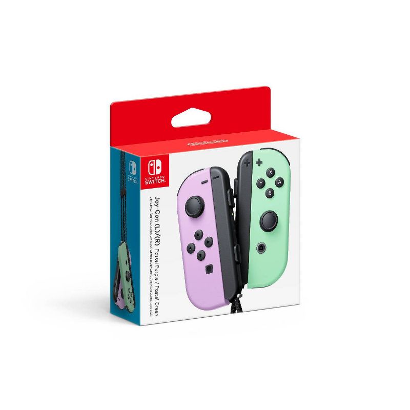 Nintendo Switch Joy-Con L/R - Pastel Purple/Pastel Green, 1 of 9