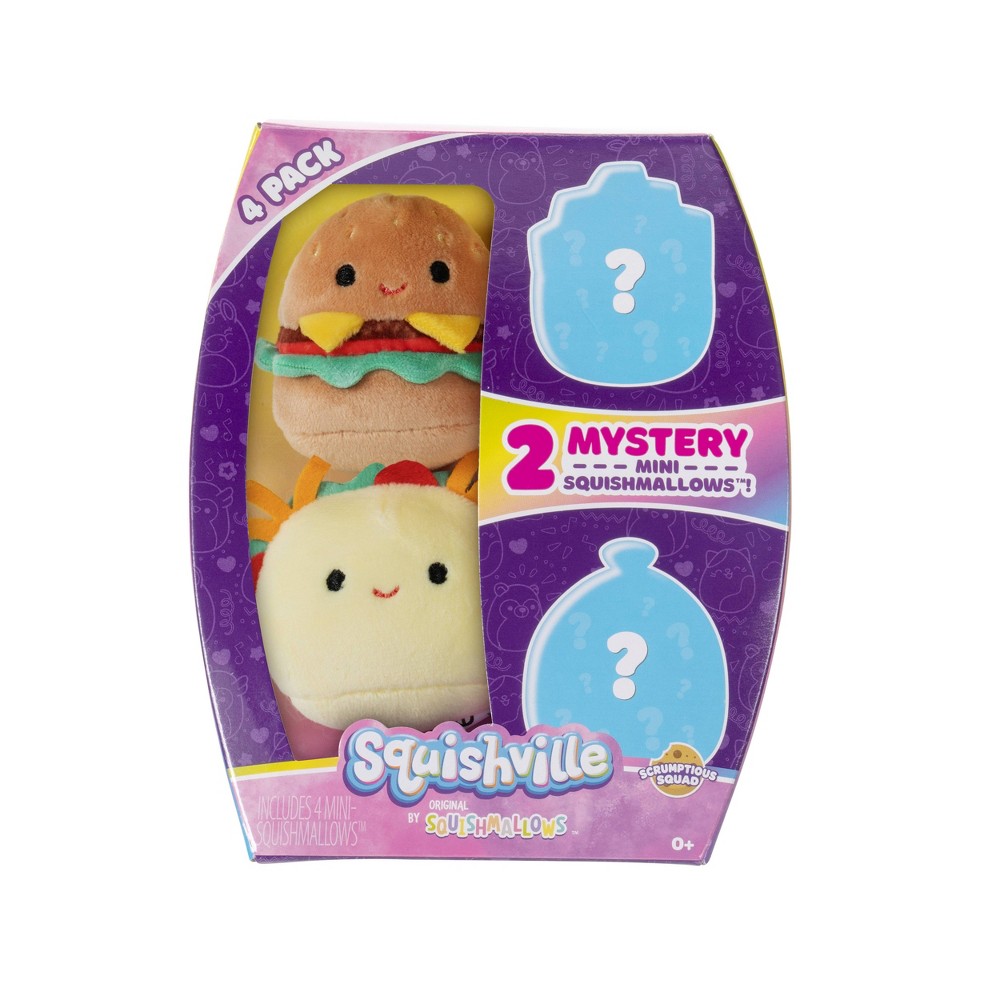 Squishville Scrumptious Squad Mini 4pk Mini Plush